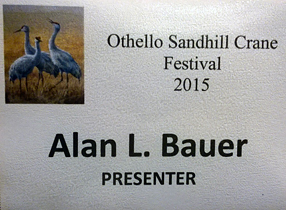 Othello Sandhill Crane featured speaker
